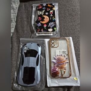 Stylish Black and Blue Car Design Phone Case